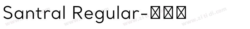 Santral Regular字体转换